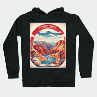 Grand Cayon United States of America Tourism Vintage Poster Hoodie